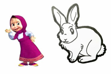 Glittler Cute Rabbit Drawing and Coloring for Kids, Toddlers Learn Alphabet   Zend Kids Game