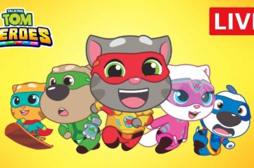 🔴 NEW! Talking Tom Heroes Episodes - LIVE NOW!