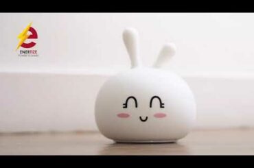 Cute Bunny & Penguin Decorative Table Night Light with Rechargeable Battery