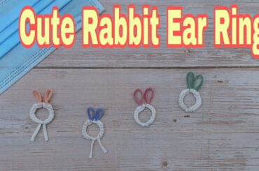 Cute Rabbit Ear Ring | Hướng Dẫn Làm Nhẫn Tai Thỏ Siêu Cute | @Beauty DIY