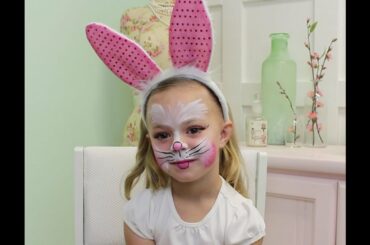 Easy Bunny Face Paint Tutorial