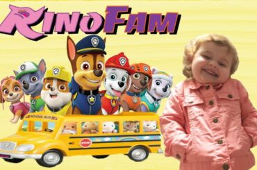Calico Critters Rabbit Family Opening and Paw Patrol Pretend Play!  Baby Girls Toys! NEW!