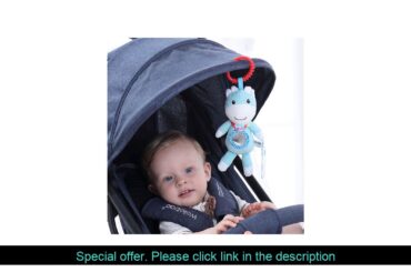 ⭐️ Baby Rattles Stroller Hanging Soft Toy mobile Bed Cute Elephant Rabbit Dog Animal Doll Baby Crib