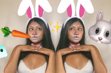 cute easy bunny makeup