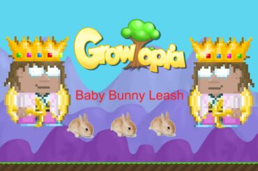Growtopia Baby Bunny leash