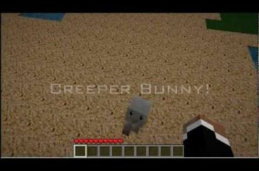 Minecraft Creeper Bunny! cute and deadly reskin