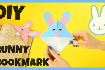 How to Make Bunny Corner Bookmarks - origami for kids