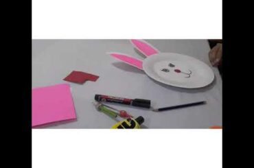 Cute Bunny Paper Plate Craft