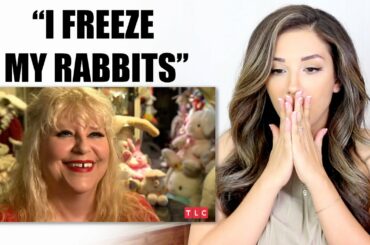 THIS WOMAN FREEZES HER RABBITS....