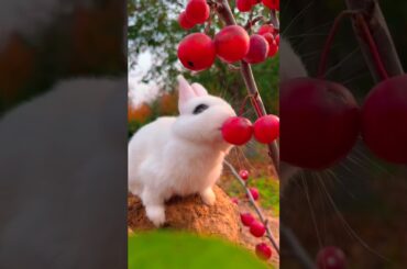 Cute rabbit . A beautiful moment #shorts #shortvideo #cute #viral #rabbit #pet #animals