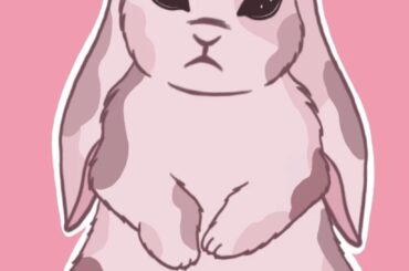 Didn't know there was a subreddit for bunnies standing, I do have a drawing of one standing coincidentally lol