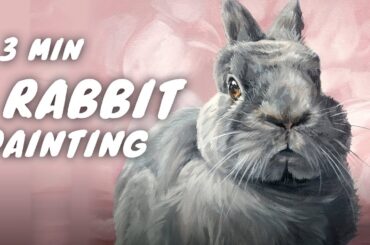 Cute Rabbit Painting - Time Lapse
