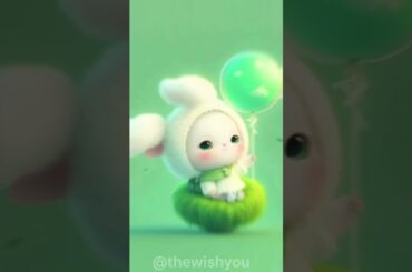 cute baby bunny ll rabbit status video ll new shorts #shorts #thewishyou