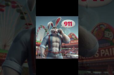 Who will help me find the cute little rabbit that got lost in the park #cute #rabbit  #short  #funny