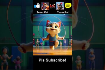 Fight for daddy | Cat VS Rat #cute #rabbit #chatgpt #aiart