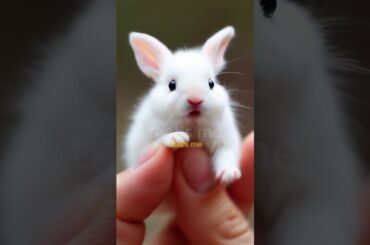 OMG, CUTE BABY BUNNY  #cute