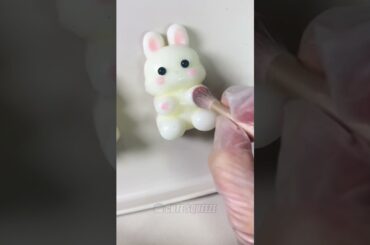 Makeup’s cute squishy bunny #squishy #cute #bunny #handmade #satisfying #stressrelief #kawaii