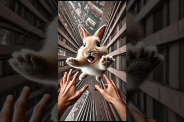 A small rabbit was dumped because...#cute#cat#kitten