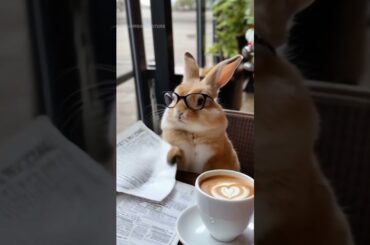rabbit that somehow looks busy #cute #rabbit