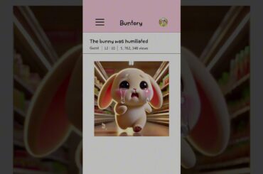The bunny was humiliated #shorts #bunny #cute #rabbit