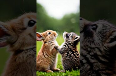 Cute rabbit #cute #rabbit #goat #baby #raccoon #animal kingdom