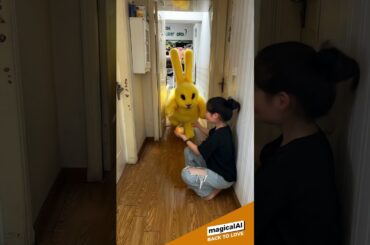 Yellow rabiit #rabbit  #ai #aiart #cute #aiartcommuity #aivideo #funny #aiartcomm #videoshort