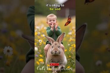 Cute  BUNNY Adventure. #cute #baby #bunny #sheep