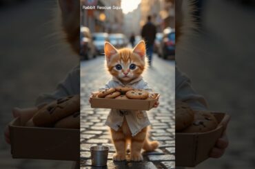 Poor kitten need to buy school uniform then... #cute #kitten #aiart #aicat #catshorts #catslover