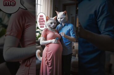 Cat wife pregnant husband love other girl #cat #cute #animals #cats #cartoon #catlover #catvideos