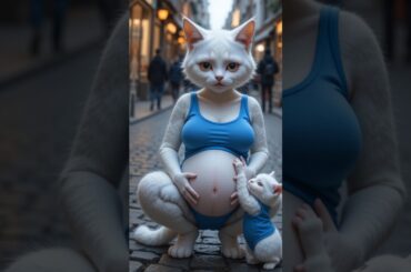 Kids Cat saves pregnant monther life #cuteanimals #cute #cat #animals #cats #animallover #cutekitty