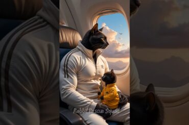 Cat Father sacrifice life for save her child #cat #catshorts #catlover #cute #animals #animation