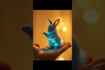 A Starlight Bunny Dancing on a Hand! Too Cute to Handle! adorable  #cutepets  #tinyanimals  #bunny