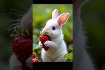 Baby Bunny eats   #cute #rabbit #funny