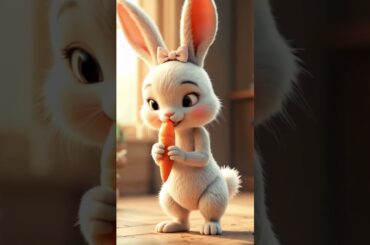 Thise cute bunny eating carrots #bunny #shorts