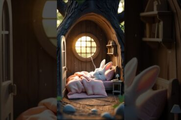 Meet the Adorable Bunny Who Helps Other Animals! | Rabbit day out in forest | #Cute #bunny