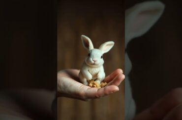 Adorable Bunny Nibbles a Cracker on My Hand #CuteBunny #BunnyLover #PetBunny #BunnyEats #BunnyVideos