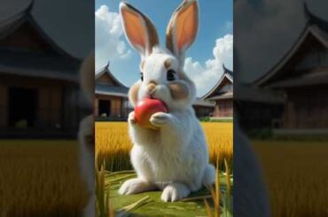 Cute bunny rabbit eating apples cute pet bunny #cute #rabbit #funnybunny #bunny #cutebunny #cutepets