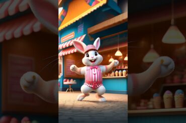 Cute Rabbit dance 107 #shorts #rabbit #adorablepets #funny #dancingpet