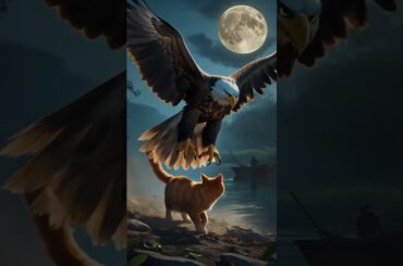 Baby Rabbit STUCK On Railroad SAVED By Cute Cat