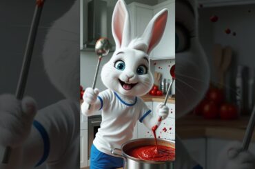 Ai rabbit story billu and daadi #funny#cute #rabbit videos #short#cute funny#cutebaby  #rabbitvideos