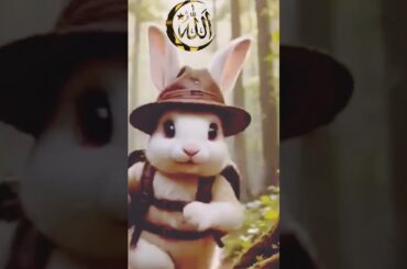 Bunny's Magical Rescue: Parrot Family Finds a Guardian!"#animals #vira #shorts