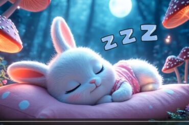 Bedtime Lullaby Cute Sleeping Animated Bunny Breathing Relaxing For Babies Children Go To Sleep