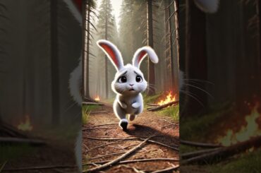 Please Help me! Cute rabbit floating in the heavy rainstorm #RabbitRescue #CuteAnimals #AnimalRescue