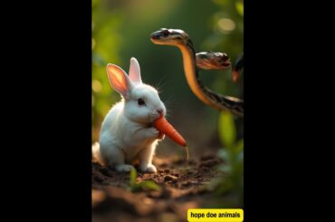 Dog Save The Bunny / cute bunny  #youtubeshorts #cute #baby #rescueefforts#funnyanimals