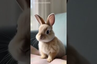 Cute bunny on blanket #trending #cute #animals #bunny #rabbit #funny #shorts