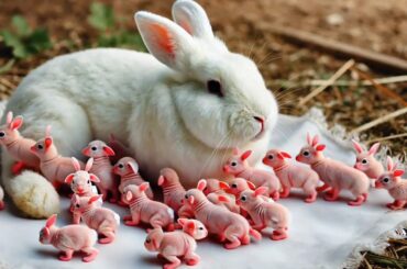 Rabbit baby - Cute baby bunnies animals #rabbit #animals #pets