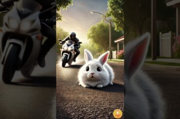 cute cat save a rabbit  #cute #animallife #cuteanimal#cat #rabbit #rabbitadventures #cuterabbit