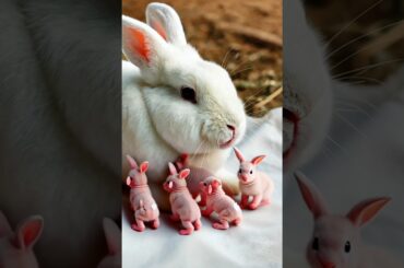 Cute rabbit baby - Small baby #shorts #rabbit #animals