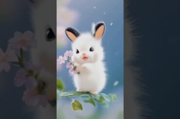 cute rabbit #Ai cute animals #shorts #cute #shortsfeed #panchatantrastoriesytshorts