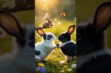 A Day in the Life of Pet #rabbit #petvlog #cat #cutepets #animal #pet #nature #tiktok #shorts  #cute